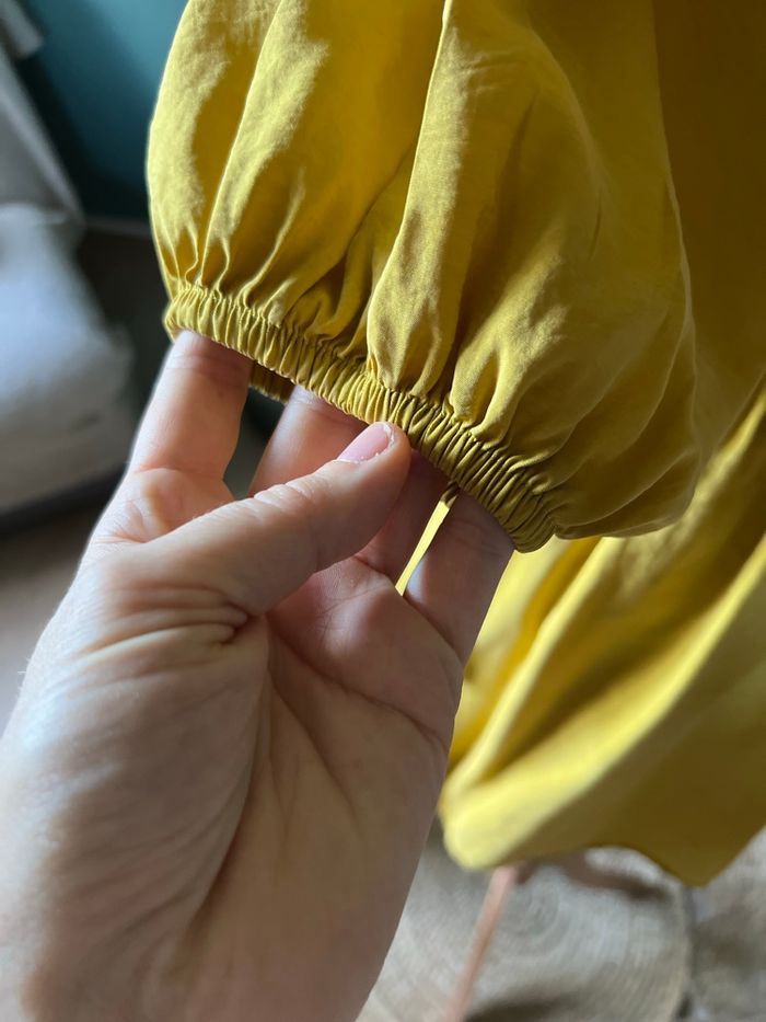 💛 Robe Zara jaune moutarde  taille S - photo numéro 4