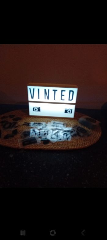 Boite message lumineuse