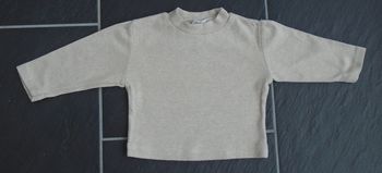 Tee shirt maches longues chaud bébé 6 mois