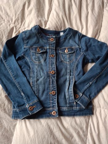 Veste en jean fille taille 8 ans