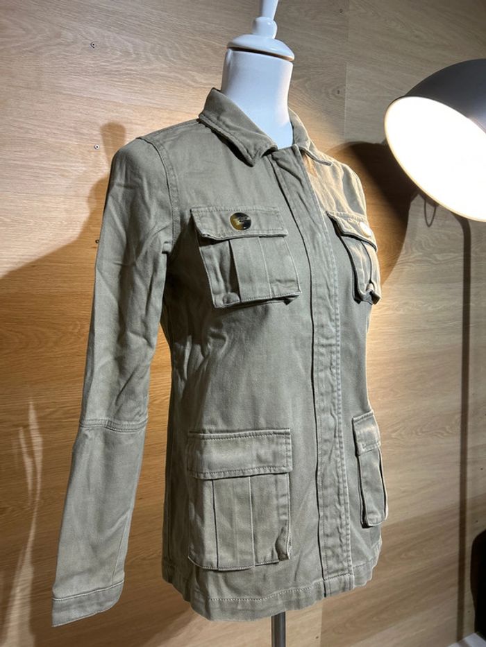 JDY denim veste boutons pression taille 34 parfait état - photo numéro 2