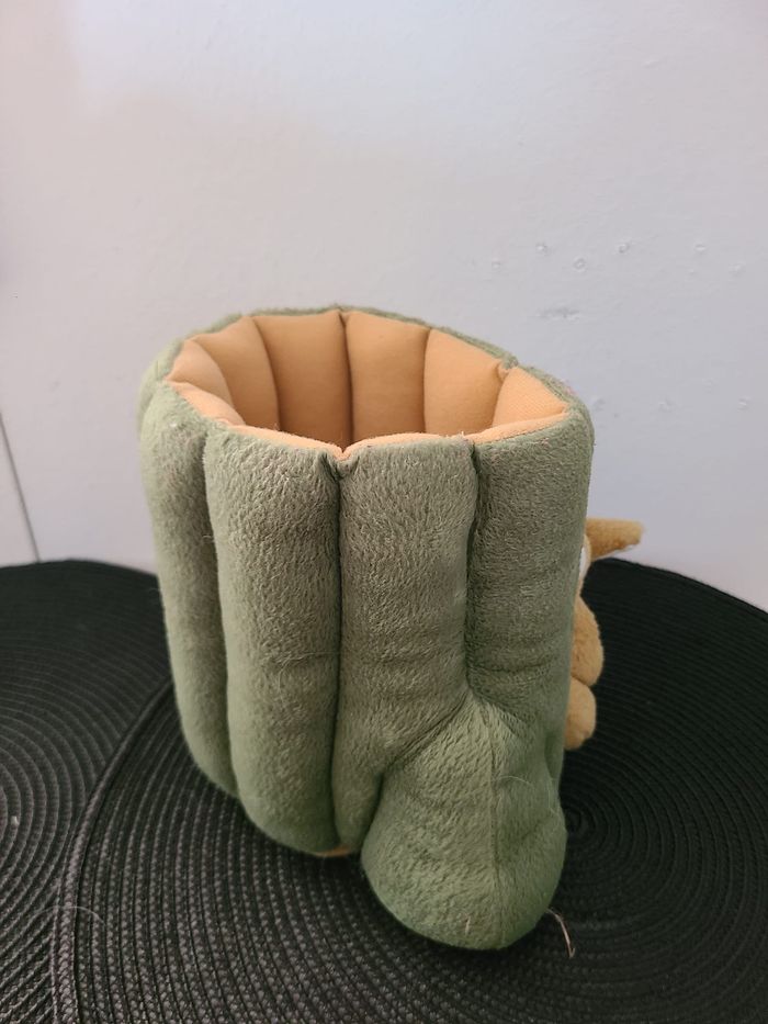 TRONC D'arbre vert doudou lapins - photo numéro 3