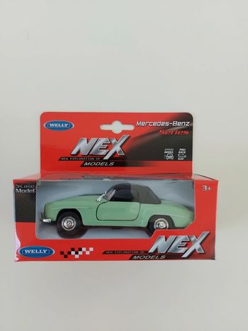 Mercedes-Benz  -  190sl- soft-top  - vert pale