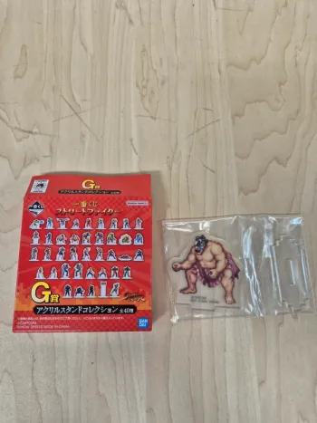 Figurine acrylique Street Fighter Ichibankuji : Honda rouge