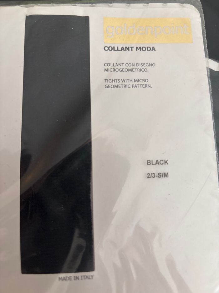 Goldenpoint Collant Moda fantaisie lot de 3 taille 2-3 couleur Black - photo numéro 3