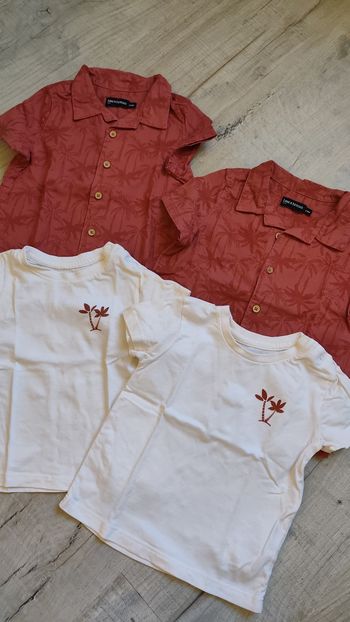 Chemise+ tee-shirts