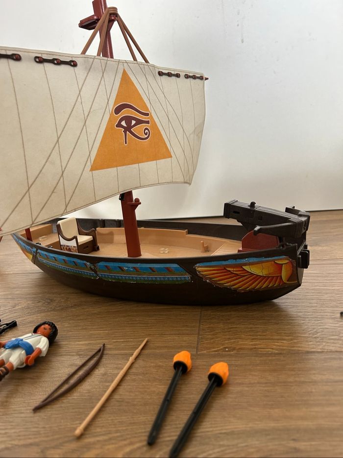 Lot Playmobil Égypte : bateau + pilleurs Égyptien - photo numéro 9