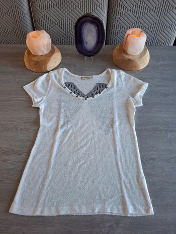 Pull léger blanc Taille 38