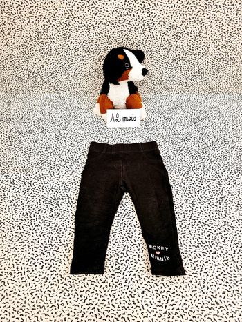 Legging en coton Mickey Minnie Mousse bébé fille 12 mois 1 an