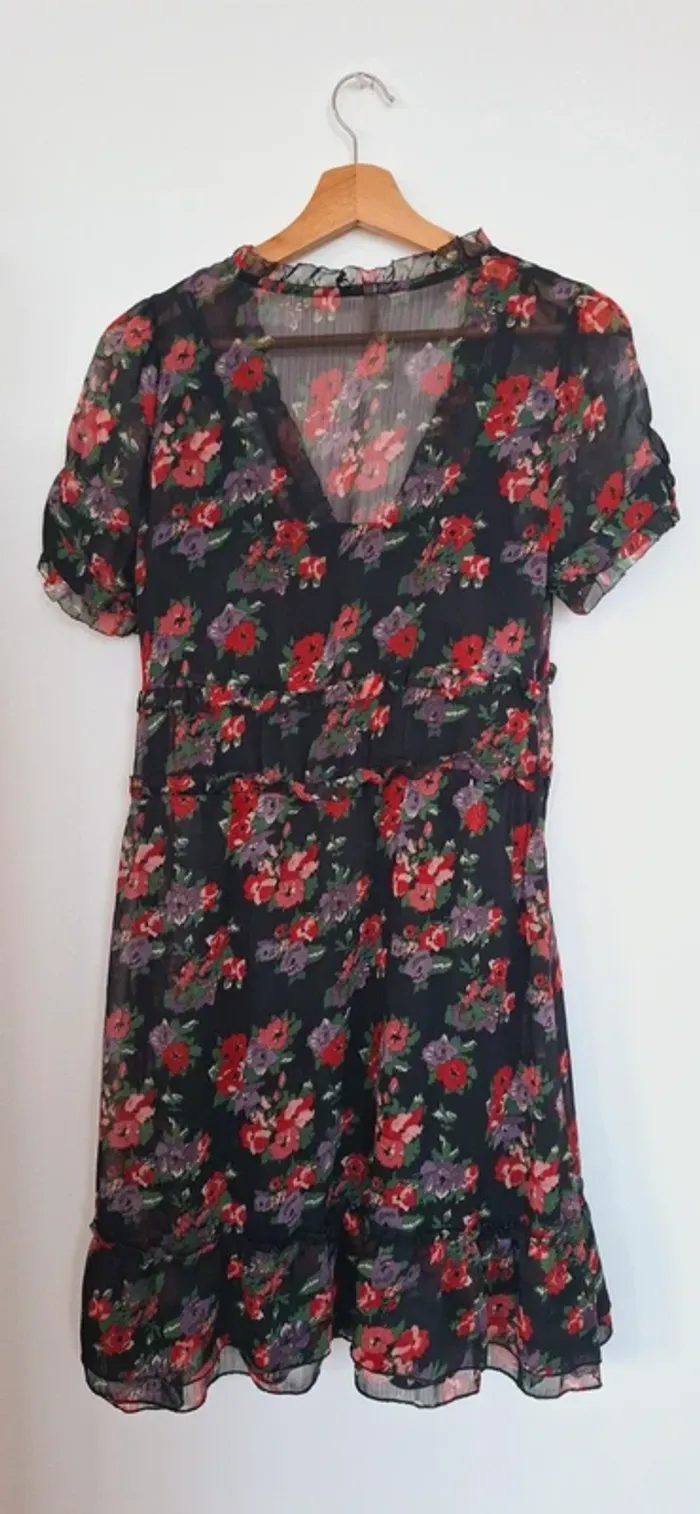 🌼 Robe fluide à fleurs - Look bohème, romantique touche rock - neuve Parfaite pour la rentrée - photo numéro 8