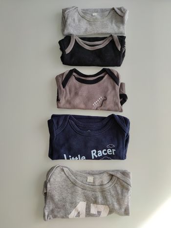 Lot de bodies Manches longues