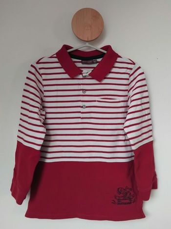 Polo 6 ans manches longues marinière Garçon 👦 