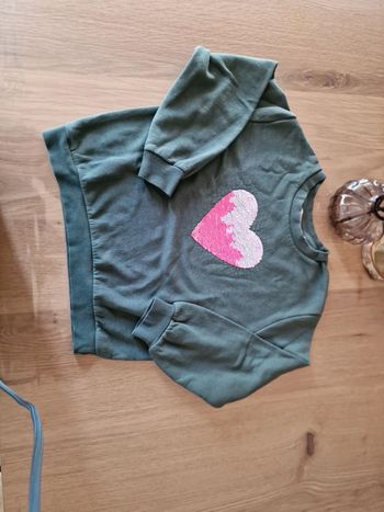 Pull à sequins réversible 6 ans