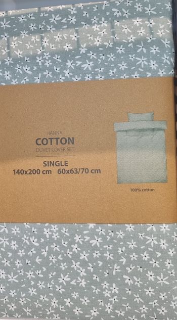 Housse de couette neuf 140x200 100% coton