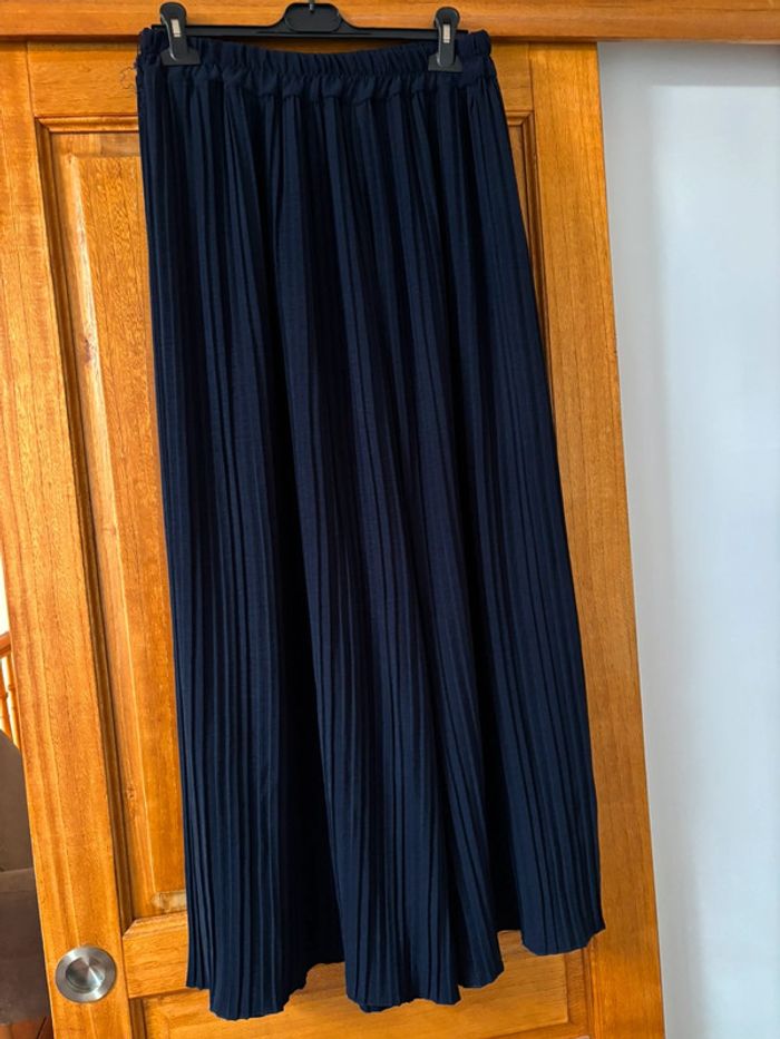Pantalon fluide jambes larges