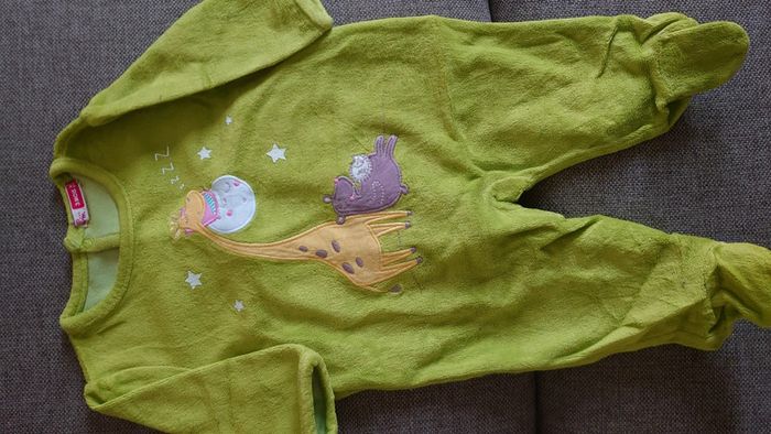 Pyjama velours vert - photo numéro 2