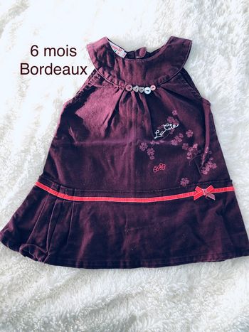 Robe fille, 6 mois, Lcdp