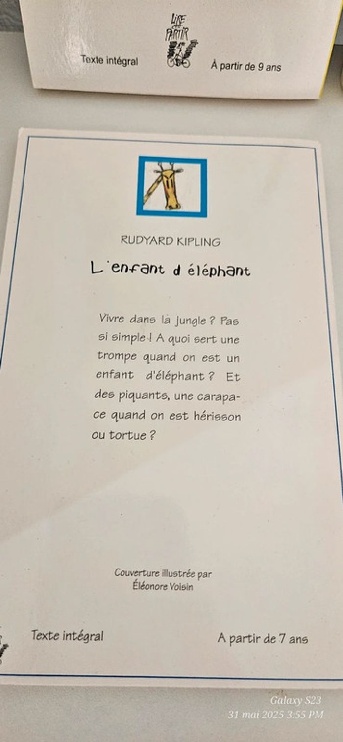 Lot 4 livres 7/9 ans collection " lire c'est partir" - photo numéro 7
