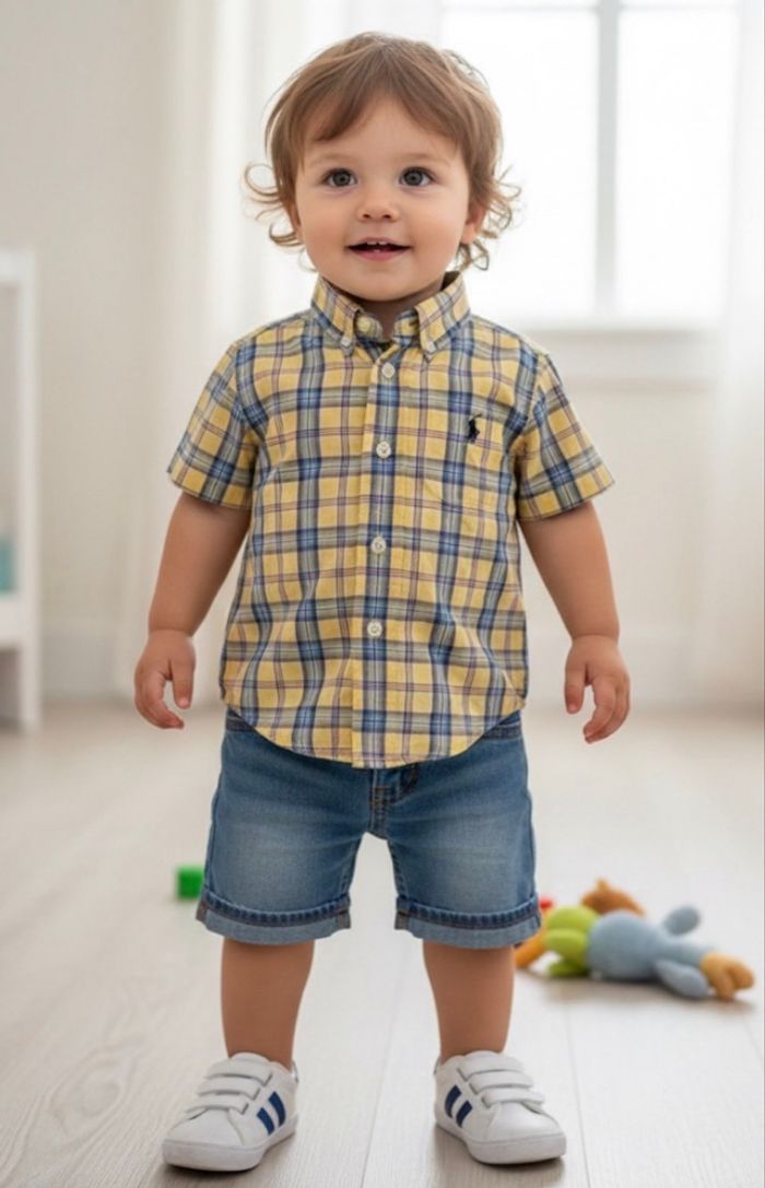 Chemise à carreaux garçon Ralph Lauren 18 mois