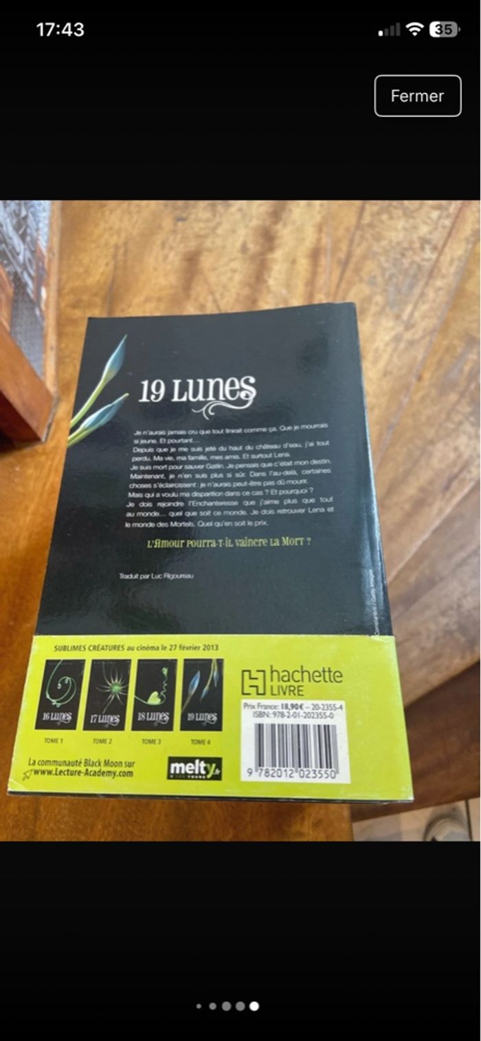 Lots 4 livres Lunes - photo numéro 8