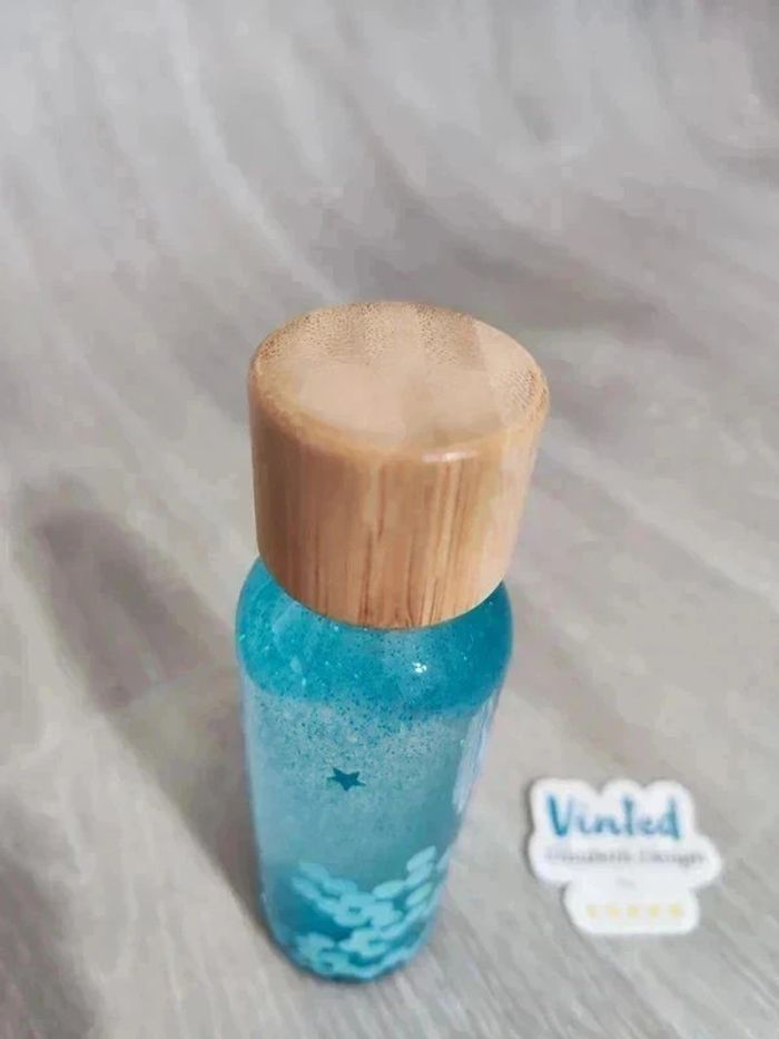 Bouteille sensorielle retour au calme étoilée bleu - photo numéro 7