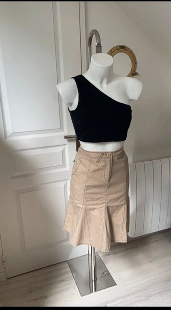 Jupe beige