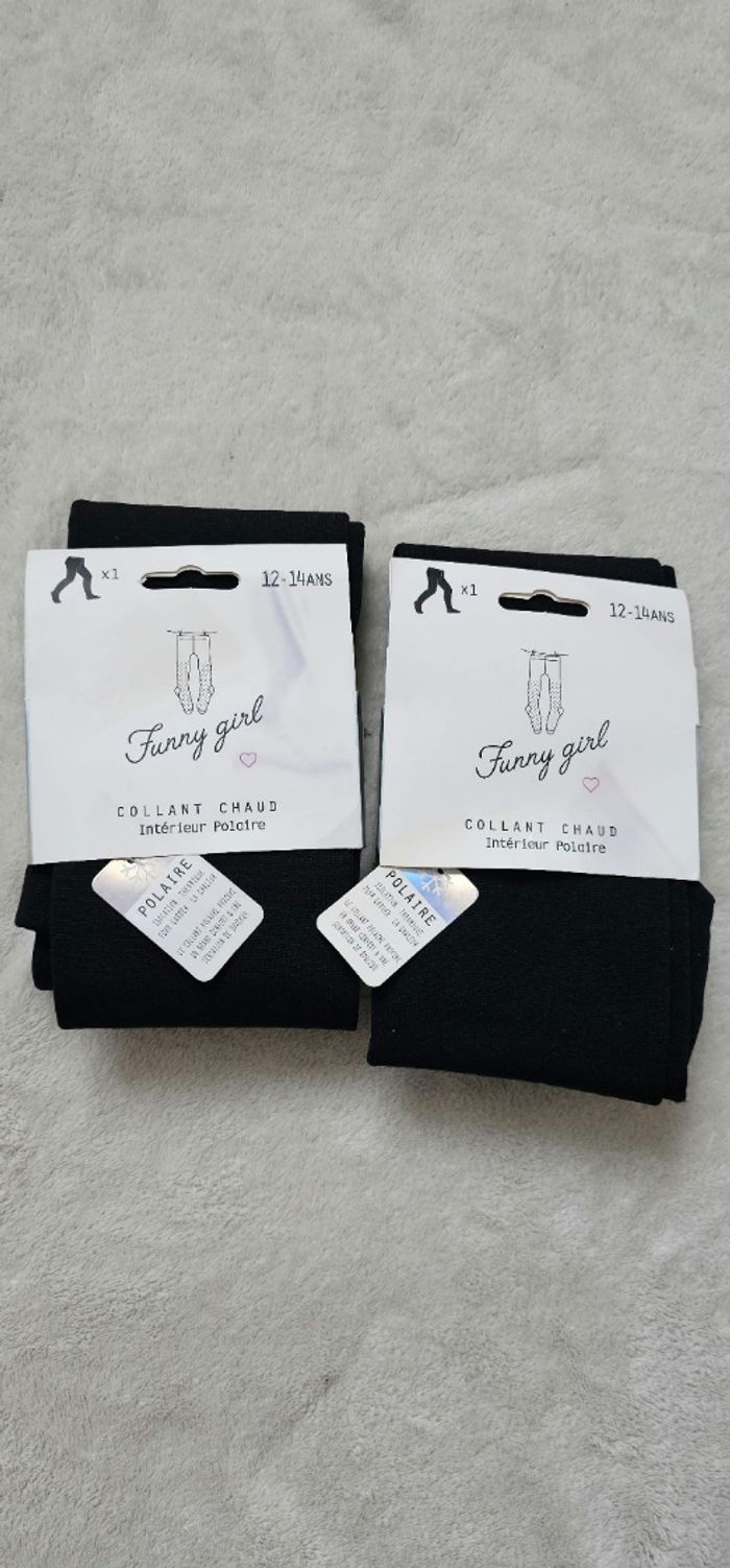 Collant chaud fille 12-14 ans - Intérieur polaire ultra-doux - photo numéro 3