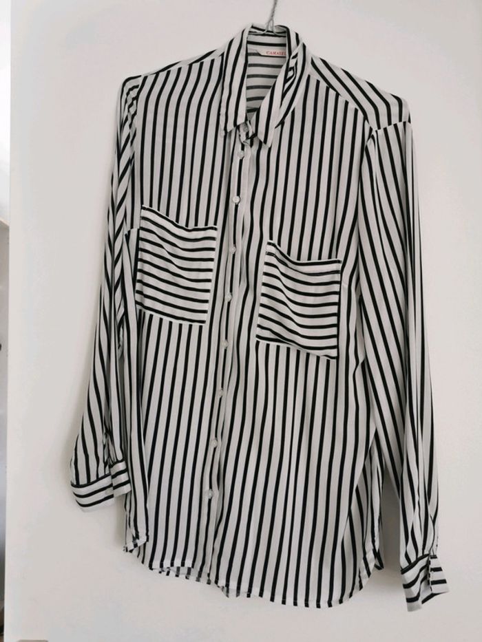 Chemise rayée camaieu