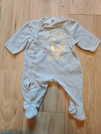 Pyjama velours 3 mois