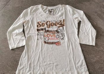 T-shirt à manches 3/4 femme S 36