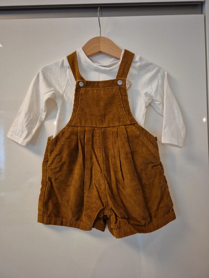 Ensemble salopette 12mois - photo numéro 2