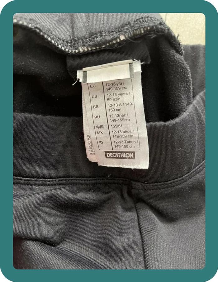 Legging de sport décathlon domyos 12/13 ans - photo numéro 3