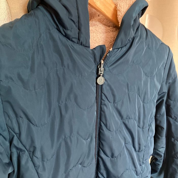 Blouson  fille bleu canard - photo numéro 2