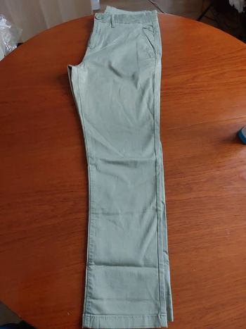 Pantalon vert kaki clair (38)