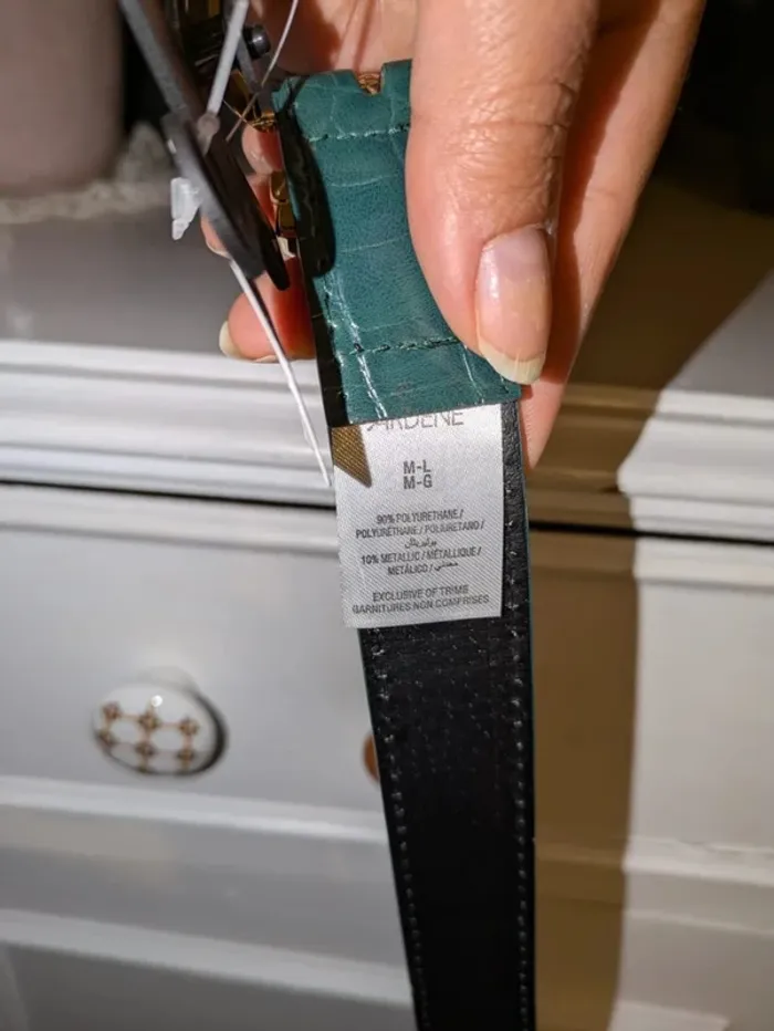 Ceinture verte Ardene NEUVE mode tendance accessoire femme homme - photo numéro 5