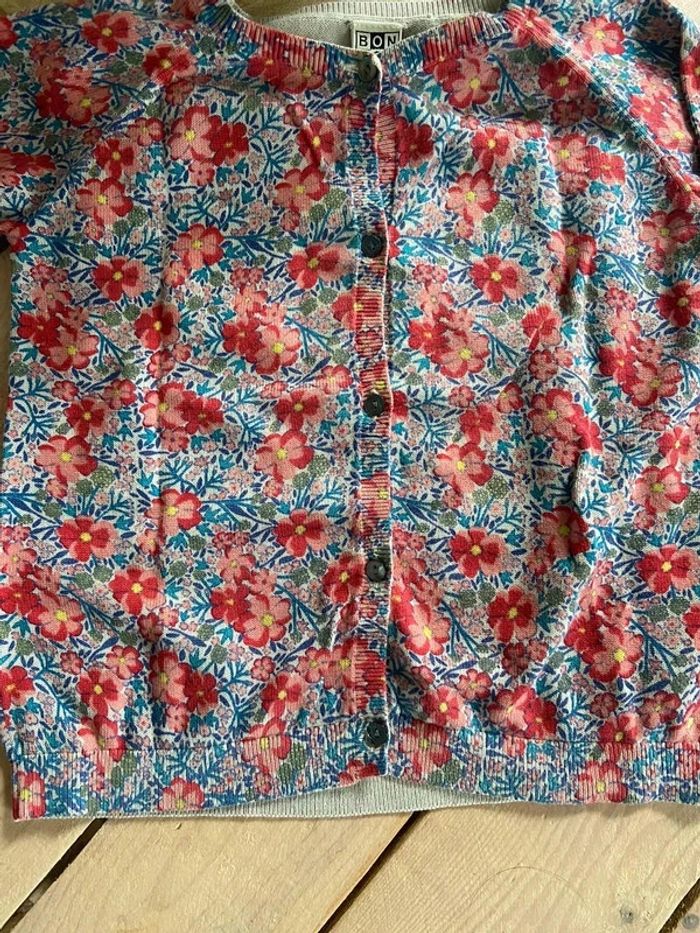Gilet fleuri Bonton 8 ans - photo numéro 2