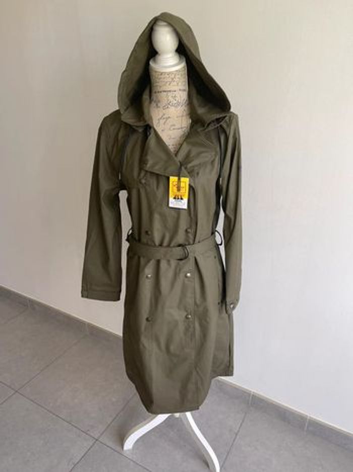 Trench hublot kaki taille M