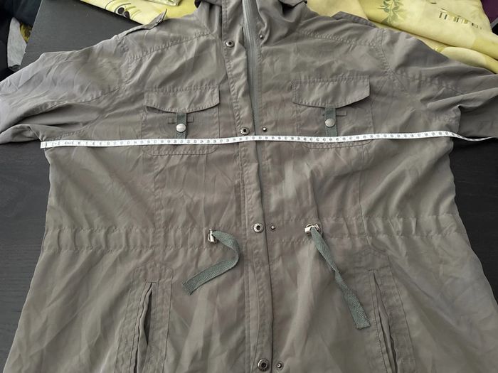 Veste kaki imitation militaire grande taille - photo numéro 10