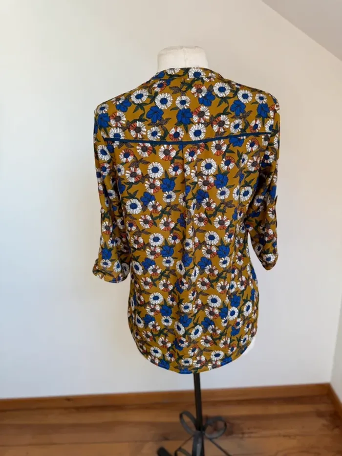 Superbe Chemise / blouse fluide fleurie It Hippie 🌸 M 38 - photo numéro 6