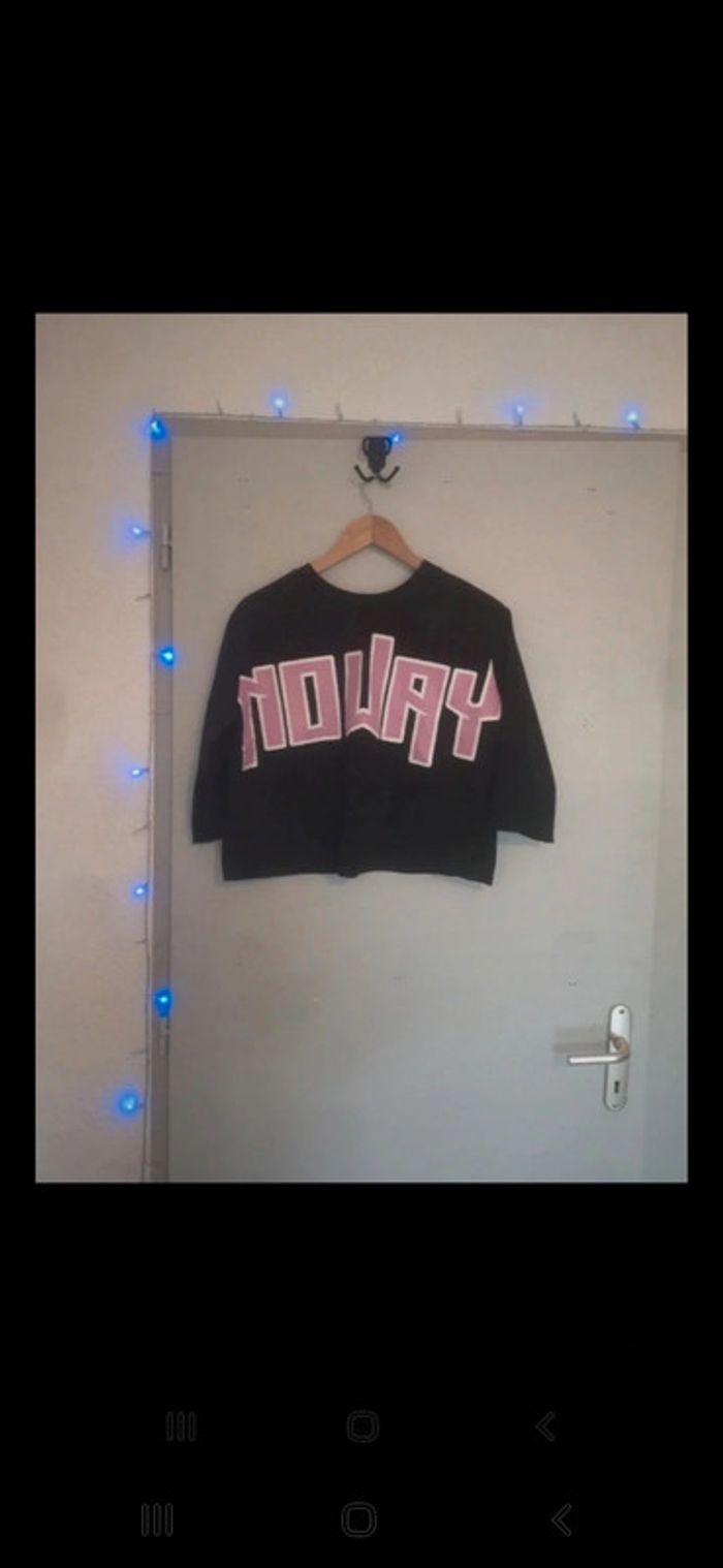 Sweat court manches 3/4. Taille S