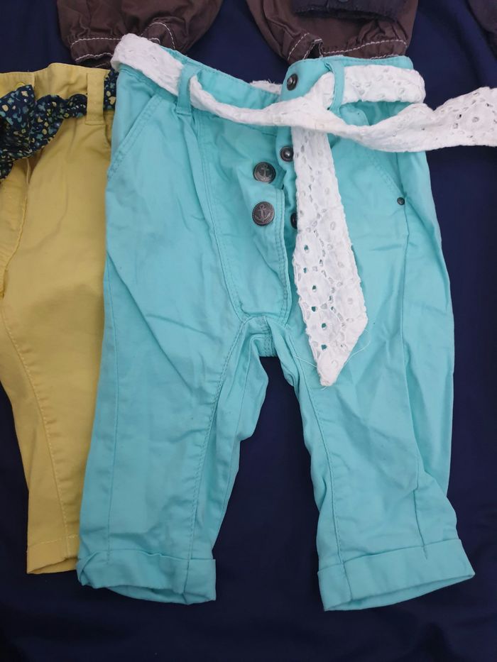 Lots de pantalons fille 3 mois - photo numéro 3