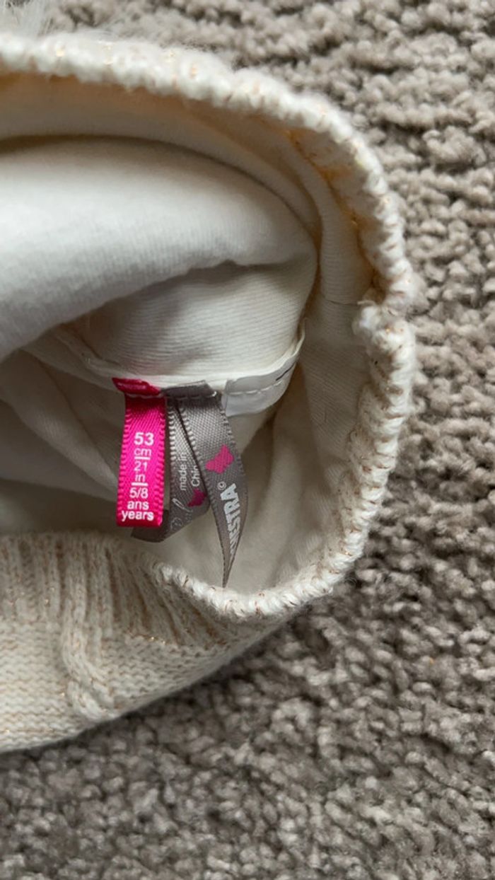 Bonnet hiver fille 5/8ans - photo numéro 3
