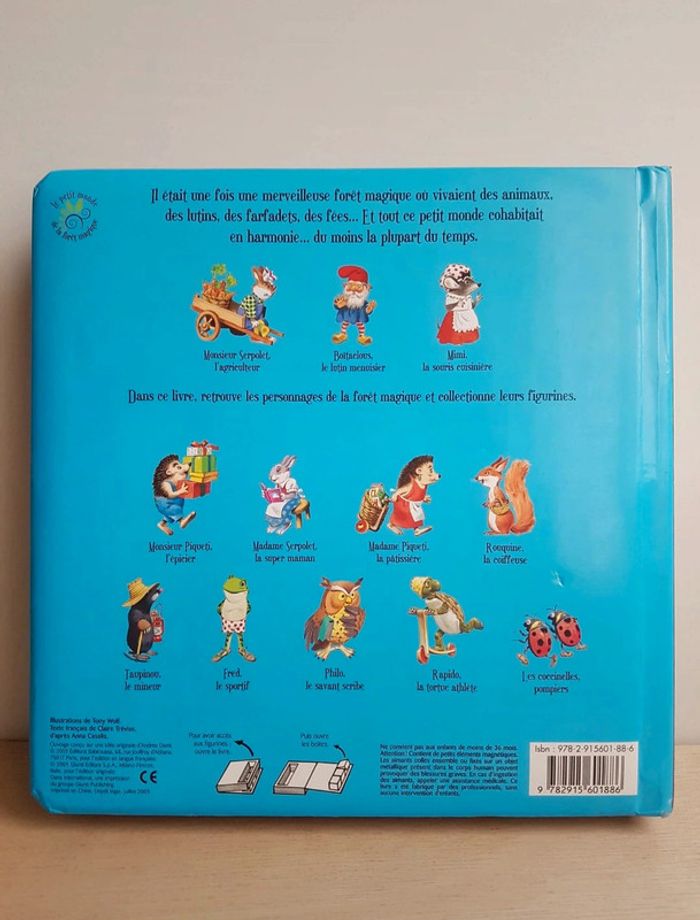 Livre Mes amis de la forêt magique avec figurines - photo numéro 3