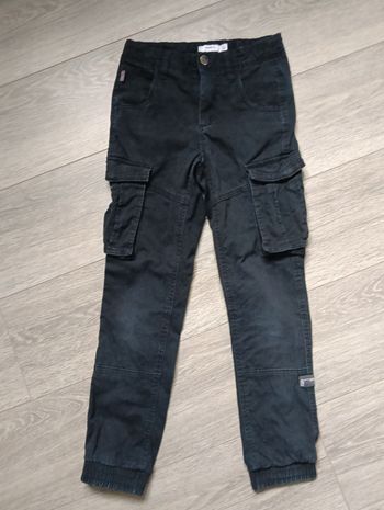 Jeans noir cargo name it 8ans