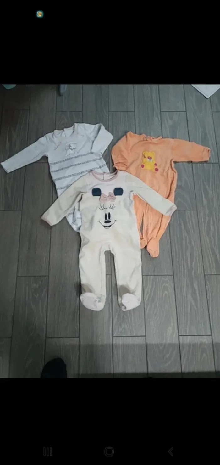 Lot de 3 pyjamas bébé fille 23 mois