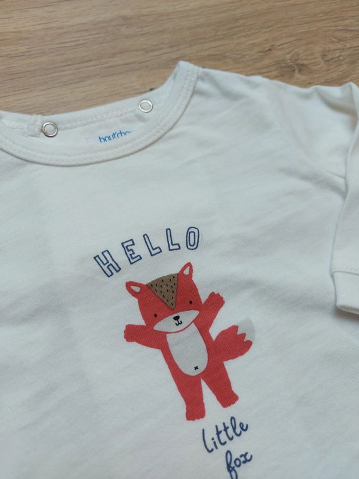 T-shirt manches longues Little Fox 6 mois - photo numéro 2