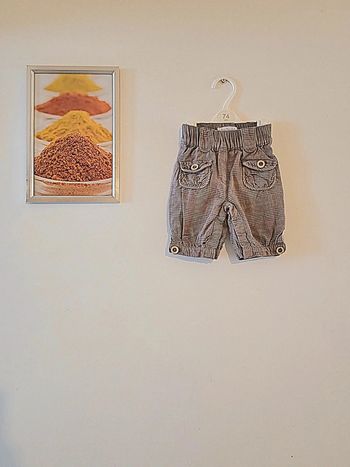 Short marron petit kimbaloo 6 mois