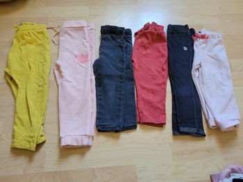 Lot 6 pantalons fille 