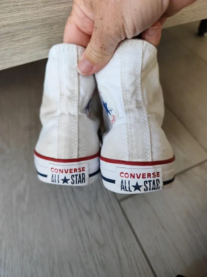 Converse haute blanche - photo numéro 6