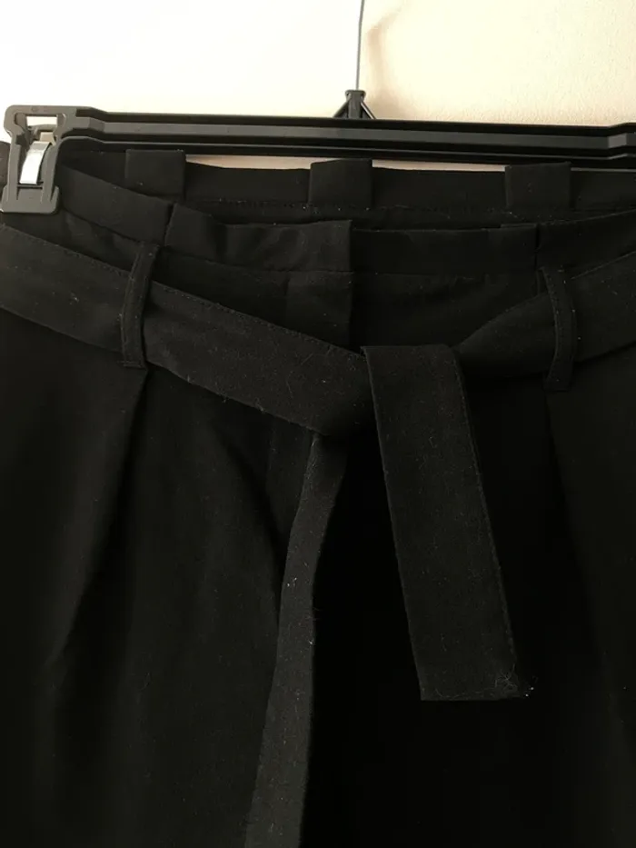 Pantalon « paperbag » avec ceinture à nouer Only - taille 40 - photo numéro 2